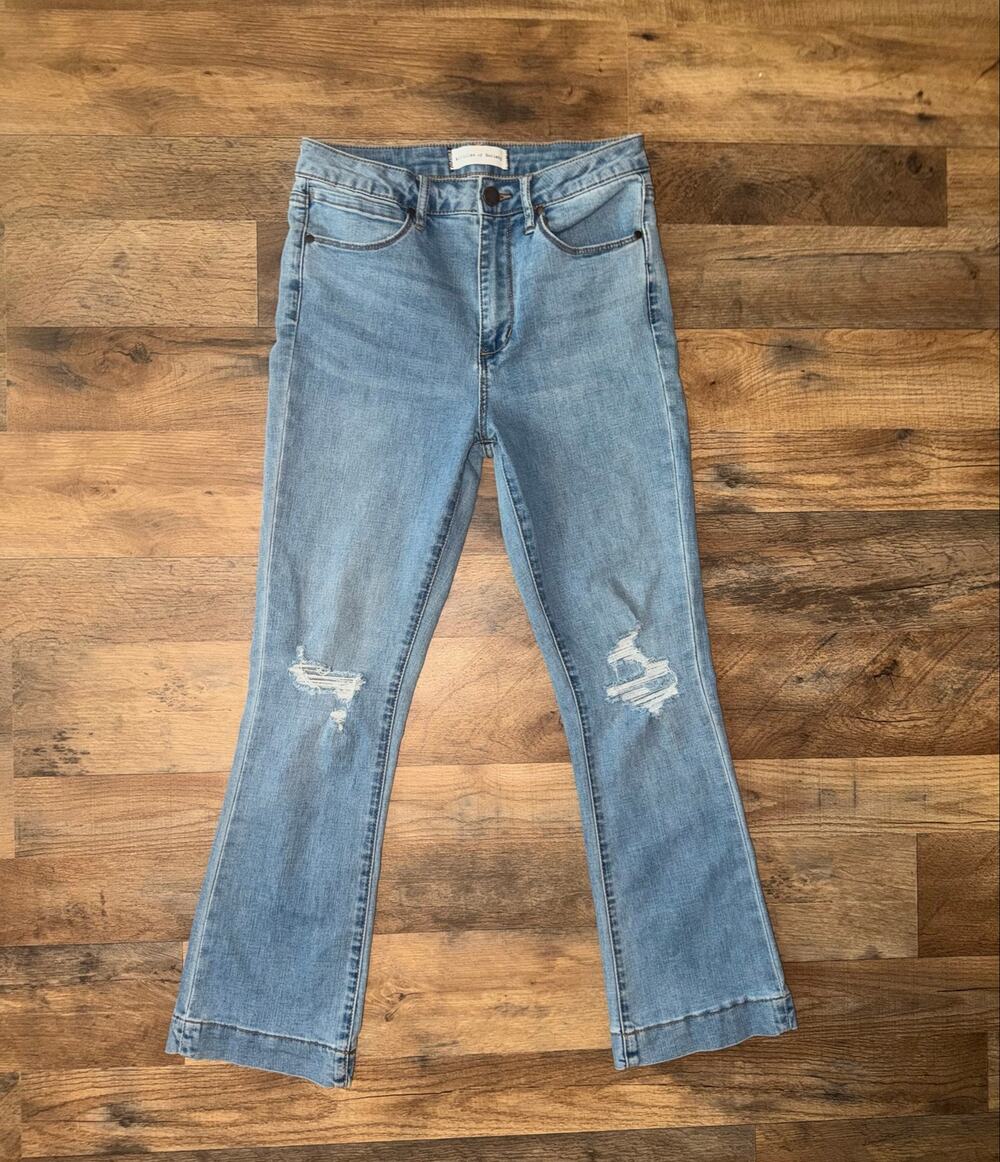 Articles of society women’s high rise crop flare jeans